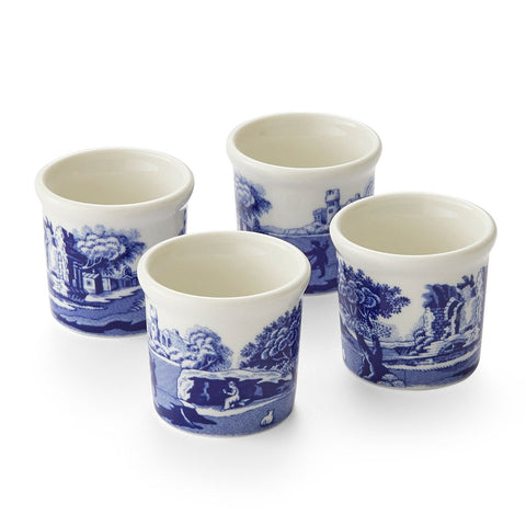 Spode Blue Italian Egg Cup Set of 4