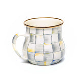 MacKenzie-Childs Sterling Check Enamel Mug - Cook N Dine