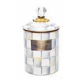 MacKenzie-Childs Sterling Check Enamel Canister - Medium - Cook N Dine