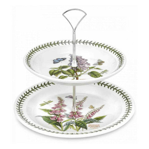 Portmeirion Botanic Garden 2 Tier Cake Stand