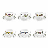 Portmeirion Botanic Garden Espresso Cup and Saucer Set of 6 - Cook N Dine