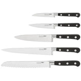 Stellar Sabatier IS 5 Piece Knife Block Set, Wood - Cook N Dine