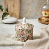 Spode Morris & Co Covered Sugar Bowl - Golden Lily - Cook N Dine