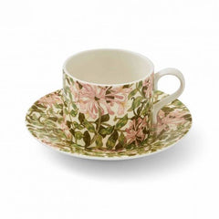 Spode Morris & Co Teacup & Saucer - Honeysuckle