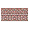 Pimpernel for Spode Morris & Co Strawberry Thief Red Placemats, Set of 6