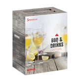 Spiegelau BBQ & Drinks Prosecco Glass, Set of 6 - Cook N Dine
