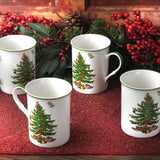 Spode Christmas Tree Mug 12oz Set of 4 - Cook N Dine