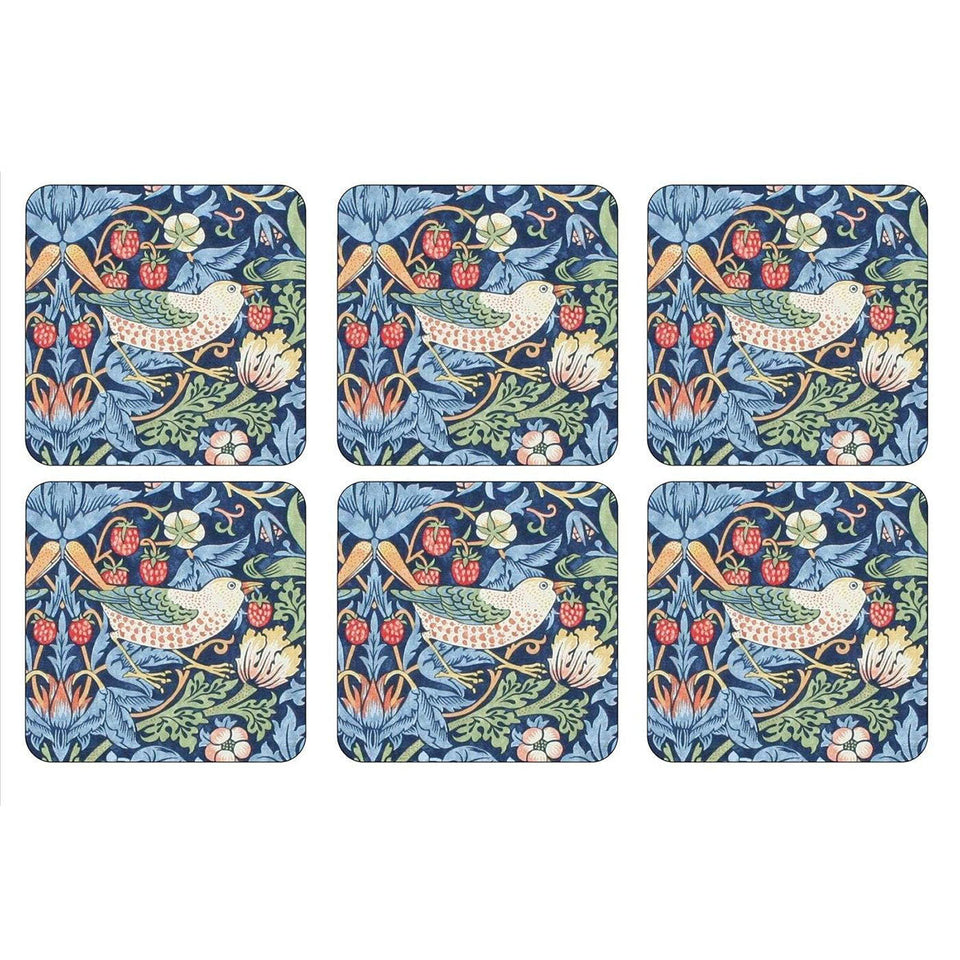 Pimpernel for Spode Morris Co Strawberry Thief Blue Coasters Set of Cook n Dine