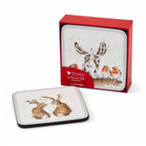 Pimpernel for Royal Worcester Wrendale Designs Christmas Coaster, Set of 6 - Cook N Dine