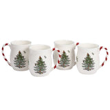 Spode Christmas Tree Peppermint Mug Set of 4 - Cook N Dine