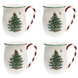 Spode Christmas Tree Peppermint Mug Set of 4 - Cook N Dine