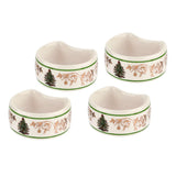 Spode Christmas Tree Gold Napkin Rings Set of 4 - Cook N Dine