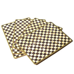 MacKenzie-Childs Courtly Check Cork Back Placemats - Set of 4