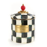 MacKenzie-Childs Courtly Check Enamel Canister - Small - Cook N Dine