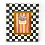 MacKenzie-Childs Courtly Check Enamel Frame - 5 in x 7 in - Cook N Dine