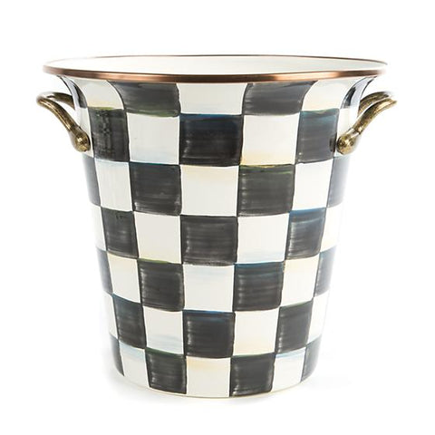 MacKenzie-Childs Courtly Check Enamel Wine Cooler