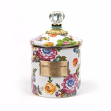MacKenzie-Childs Flower Market Small Canister - White - Cook N Dine