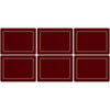 Pimpernel Classic Burgundy Placemats Set of 6