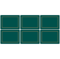 Pimpernel Classic Emerald Placemats Set of 6