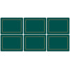Pimpernel Classic Emerald Placemats Set of 6