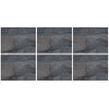 Pimpernel Midnight Slate Placemats Set of 6
