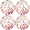 Pimpernel Red Archive Round Placemats Set of 4