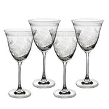 Portmeirion Botanic Garden Crystal Wine Glass Set of 4 - Cook N Dine