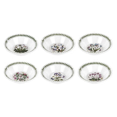 Portmeirion Botanic Garden Oatmeal (Drum) 16.5cm Set of 6