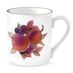 Royal Worcester Evesham Gold Mug Peach & Blackberry Set of 4