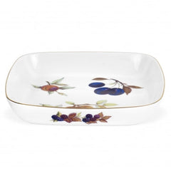 Royal Worcester Evesham Gold Square Dish