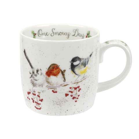 Wrendale Designs Portmeirion Royal Worcester Family Christmas Robin Mug 0,3 litri Wrendale Designs Portmeirion Royal Worcester Family Christmas Robin Mug 0,3 litri