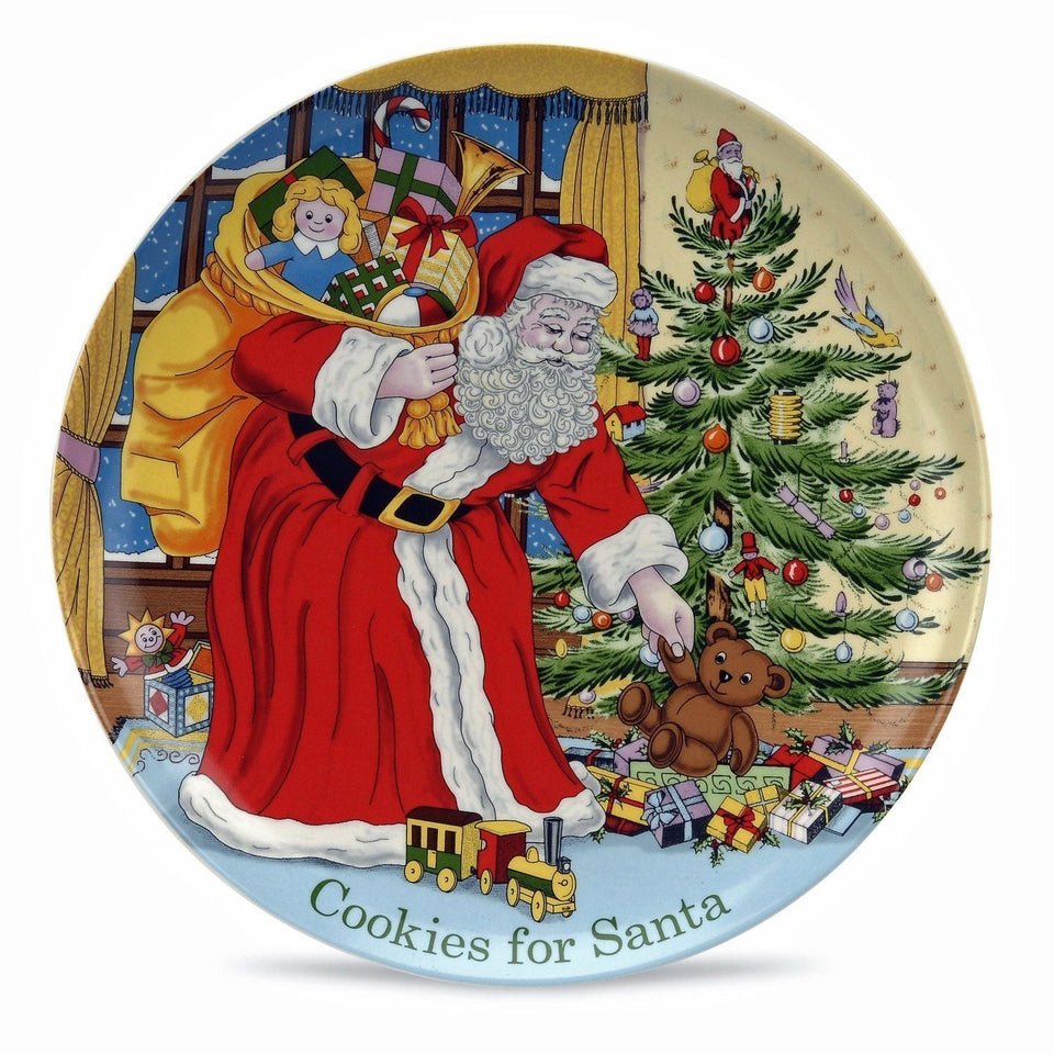 Spode Christmas Tree Cookies for Santa Plate Cook n Dine