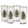 Spode Christmas Tree Highball Glass 15oz Set of 4