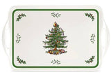 Spode Christmas Tree Melamine Large Serving Tray With Handles - Cook N Dine