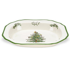 Spode Christmas Tree Open Vegetable Dish 29cm