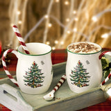 Spode Christmas Tree Peppermint Mug Set of 4 - Cook N Dine