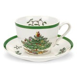 Spode Christmas Tree Teacup & Saucer in Gift Box - Cook N Dine