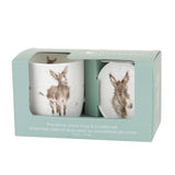 Royal Worcester Wrendale Designs Gentle Jack Mug and Coaster Set (Donkey) - Cook N Dine