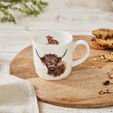 Royal Worcester Wrendale Designs Highland Cow Mug - Cook N Dine