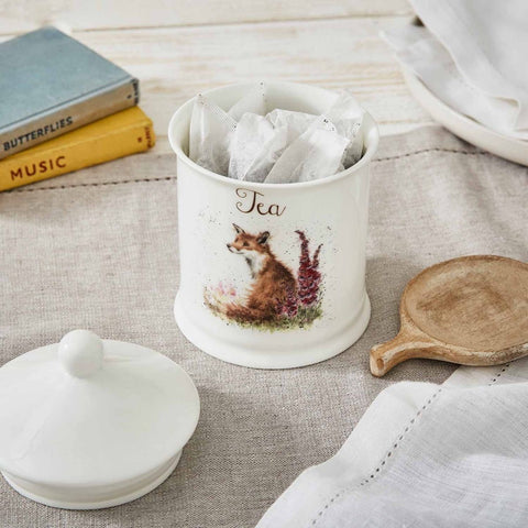 Royal Worcester Wrendale Designs Tea Canister (Fox)