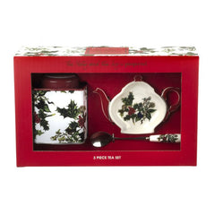 Portmeirion The Holly and The Ivy 3 Piece Tea Set