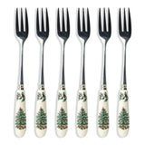 Spode Christmas Tree Pastry Forks Set of 6 - Cook N Dine